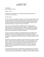 Letter to OAG